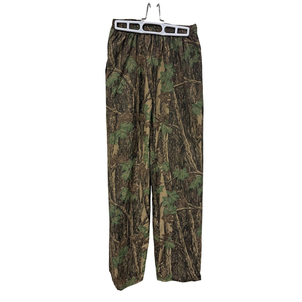 Duck Bay Kids Large Camo Rain Pants Tree Bark Hunting Outdoor Gear